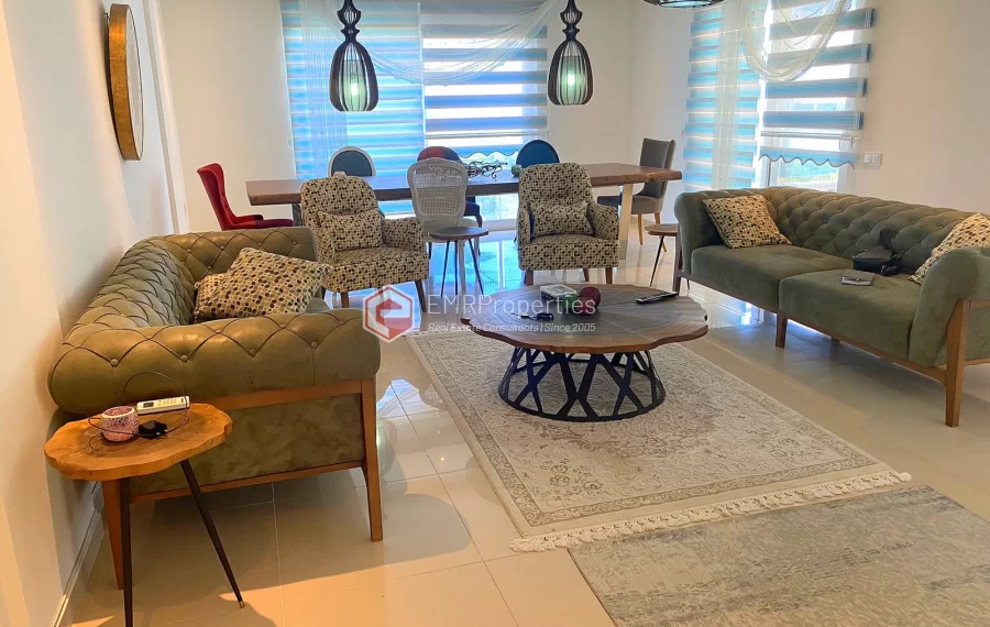 Luxury and comfortable garden duplex for sale in Kargicak