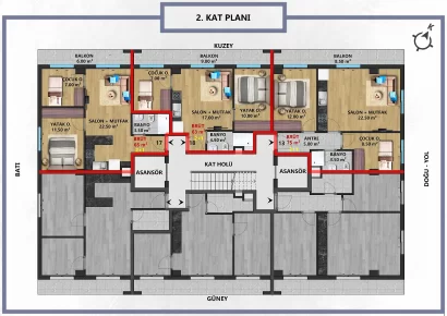Великолепный жилой проект в райском уголке Анталии