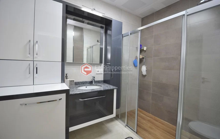 Ultra luxury duplex villa with sea and castle view for sale in Kargicak