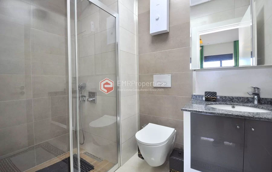 Ultra luxury duplex villa with sea and castle view for sale in Kargicak