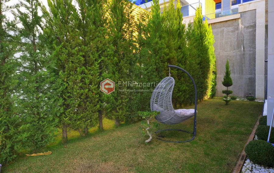 Ultra luxury duplex villa with sea and castle view for sale in Kargicak