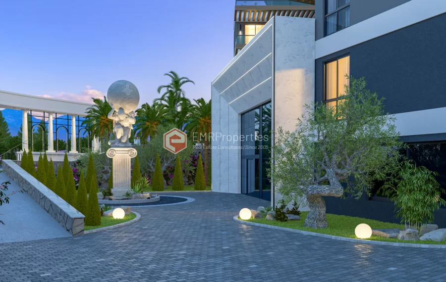 Exklusives Luxusprojekt, in dem sich Grün und Komfort in Alanya treffen