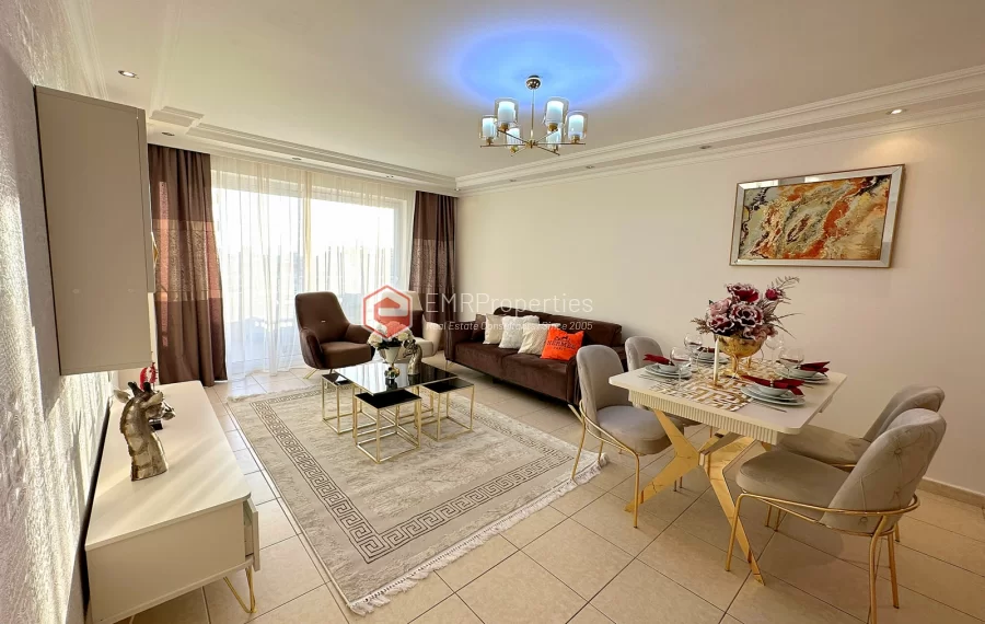 Elegant apartment with furnished for sale in the center of Alanya