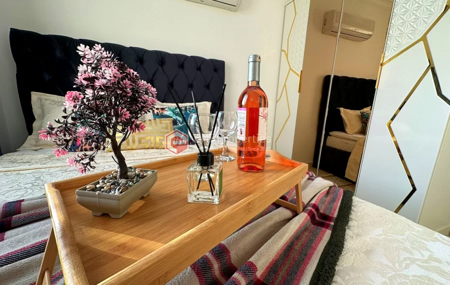 Elegant apartment with furnished for sale in the center of Alanya