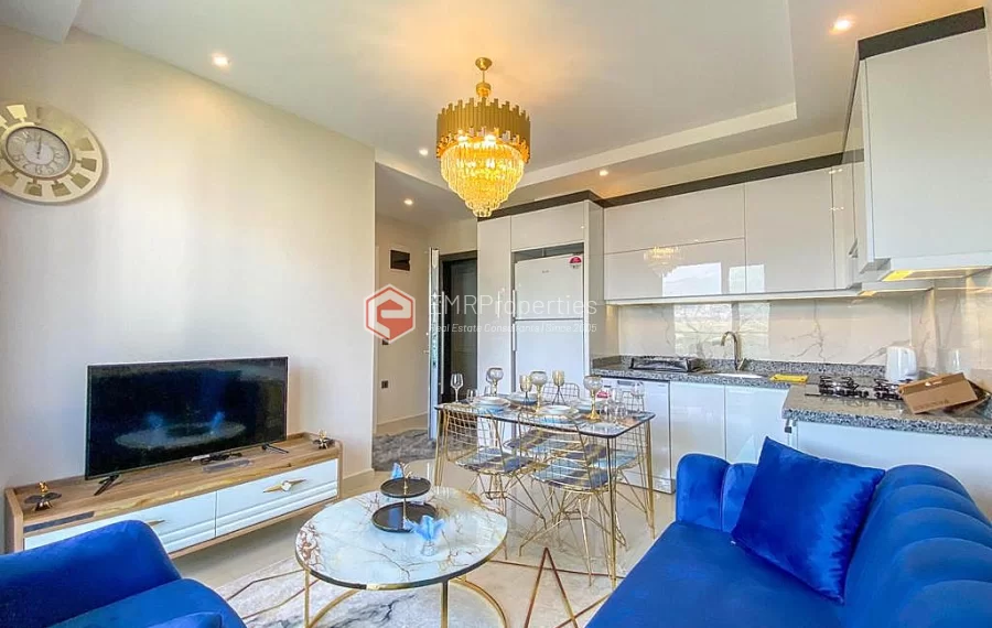 Wonderful apartment with social infrastructure for sale in Mahmutlar
