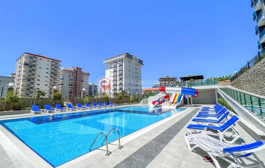 Wonderful apartment with social infrastructure for sale in Mahmutlar
