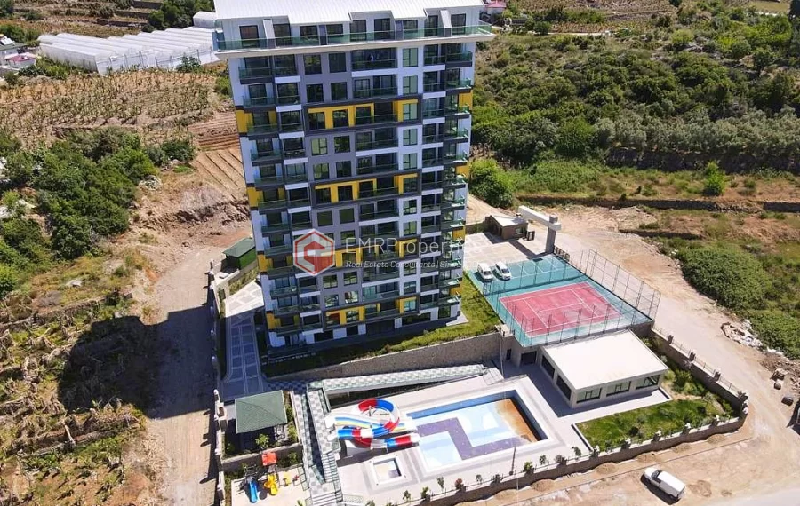 Wonderful apartment with social infrastructure for sale in Mahmutlar