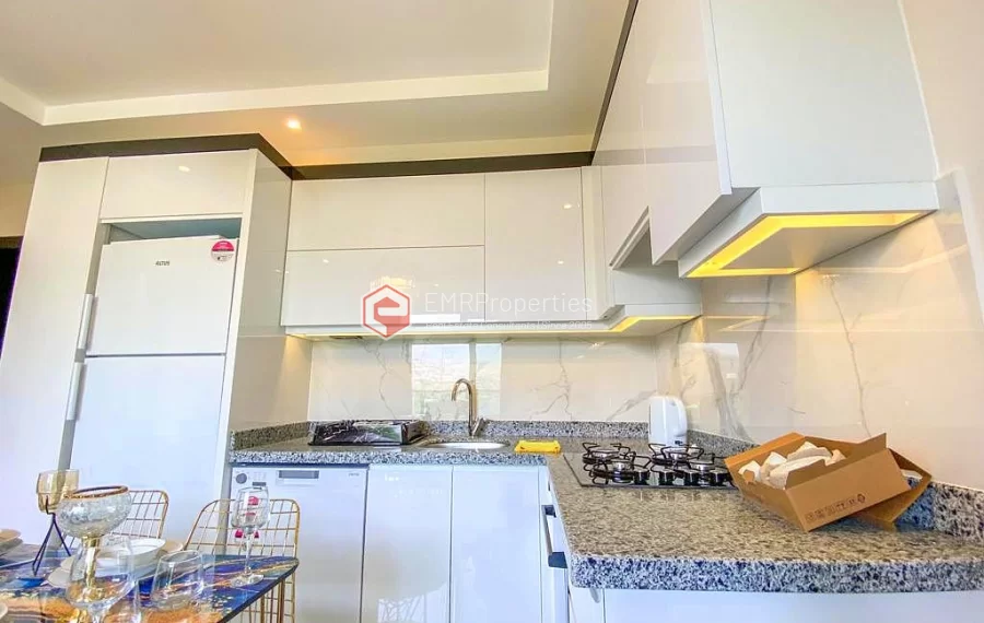 Wonderful apartment with social infrastructure for sale in Mahmutlar