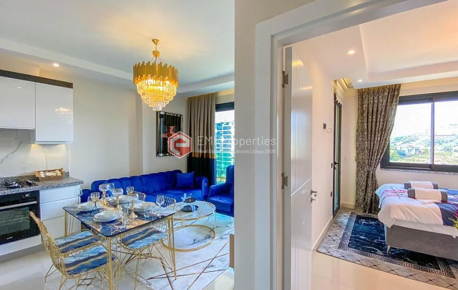 Wonderful apartment with social infrastructure for sale in Mahmutlar